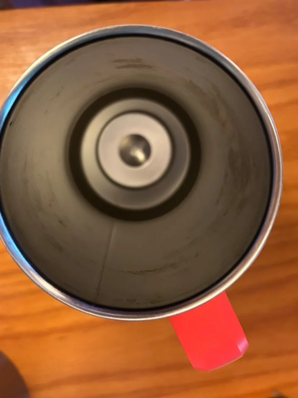 Large unbranded metal tumbler
